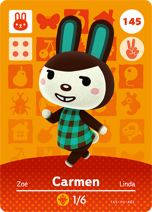 Carmen amiibo card