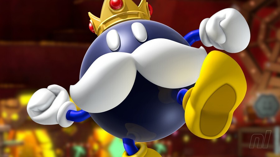 A giant Bob-omb