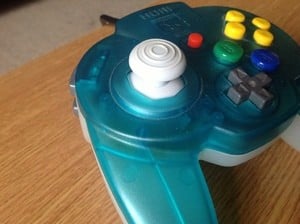 The joystick may look a little on the large side, but it’s superb for 3D platformers