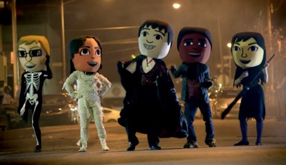 Terrifying Giant Mii Heads Promote Halloween National StreetPass Weekend