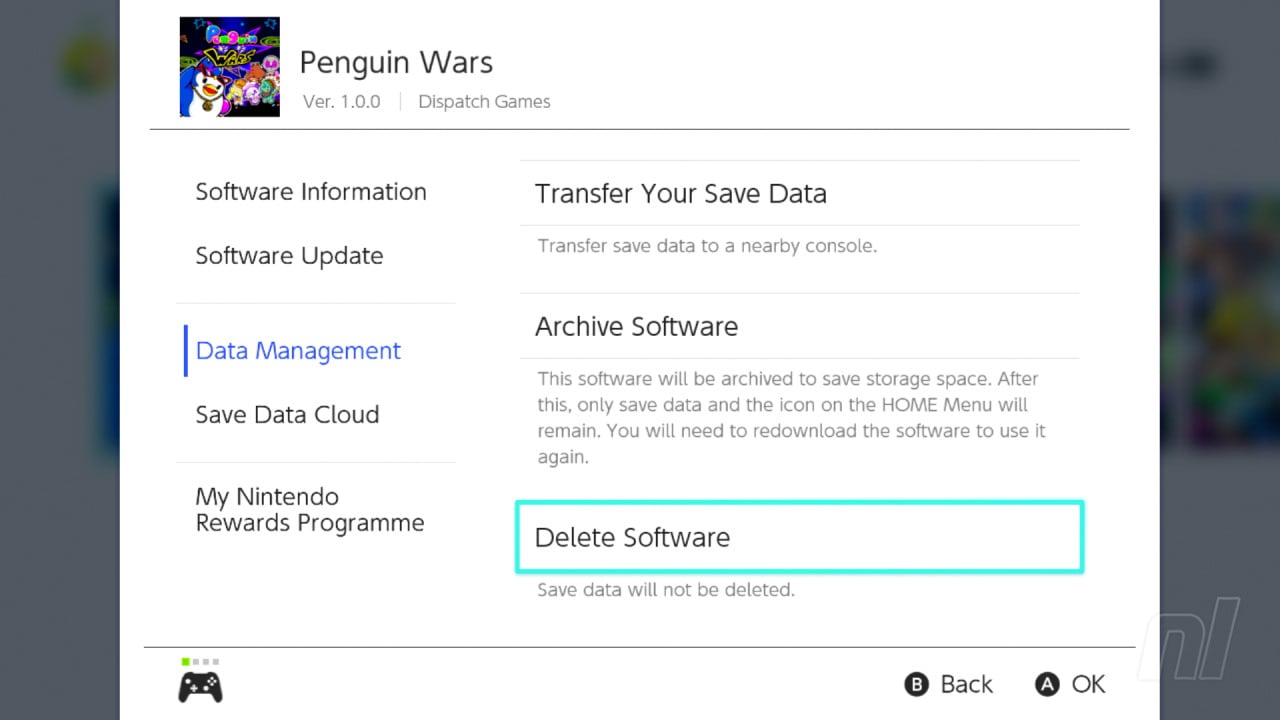 How to delete, archive, and reinstall digital games on Nintendo