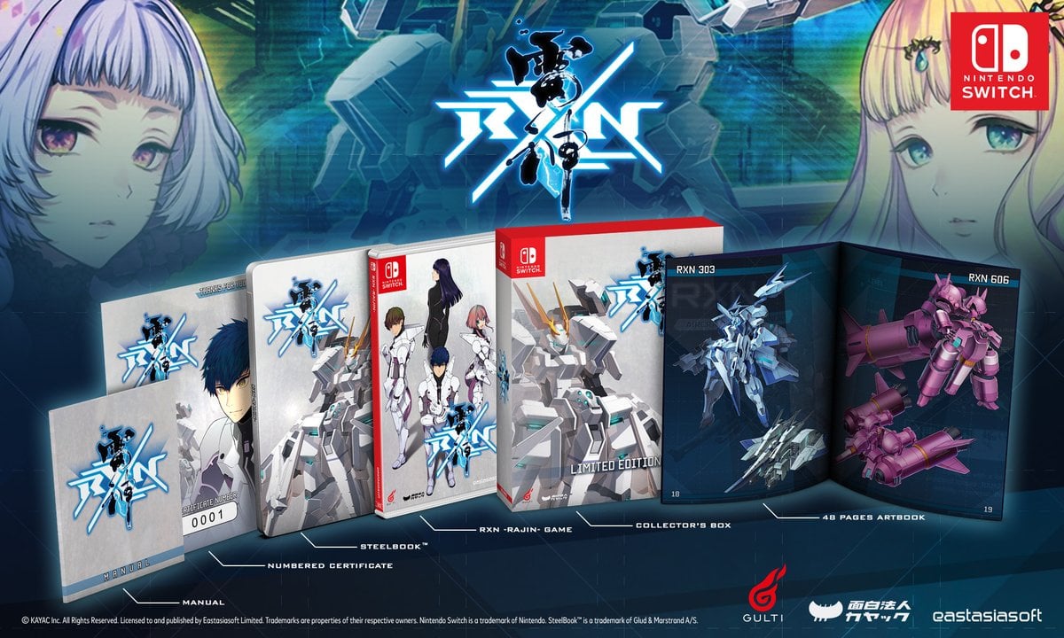 Japanese Vertical Shooter Rxn -raijin- Is Getting A Lovely Limited 