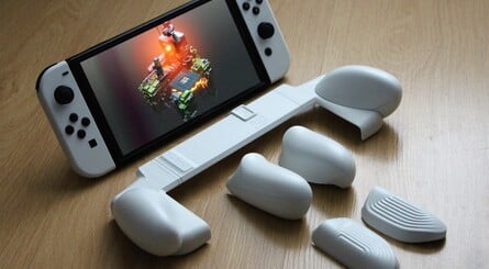 Switch OLED console and NeoGrip Grip Selection