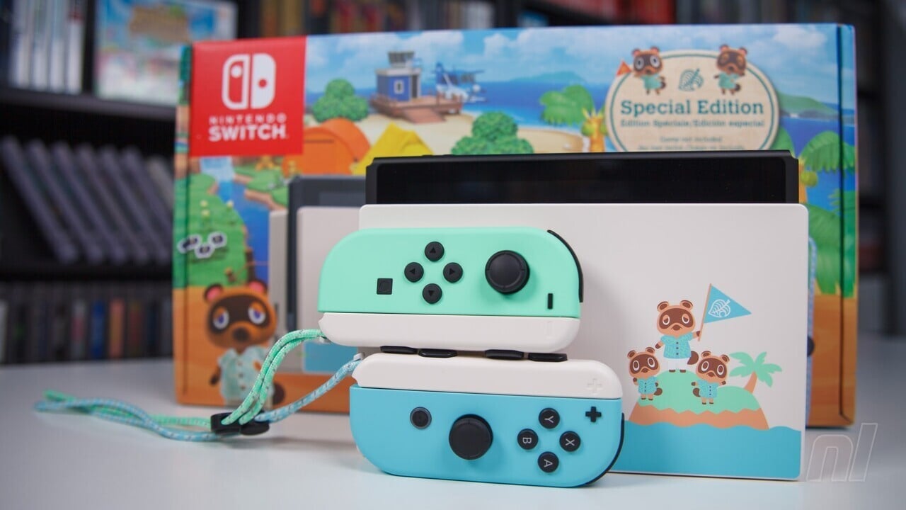animal crossing switch console in stock