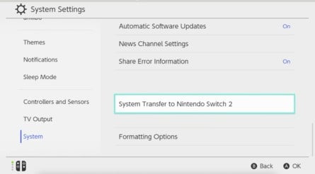 Screenshots from Switch 1