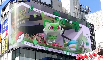 Pokémon Scarlet And Violet Join The 3D Video Game Billboard Trend In Japan