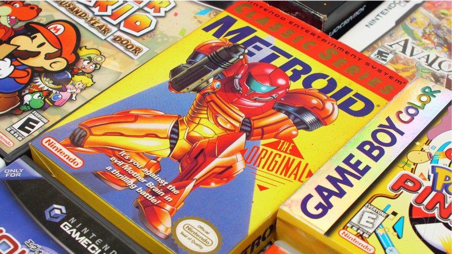 Metroid NES box