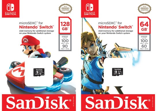 Mario And Link Themed Micro SD Cards Are On The Way For Your Switch
