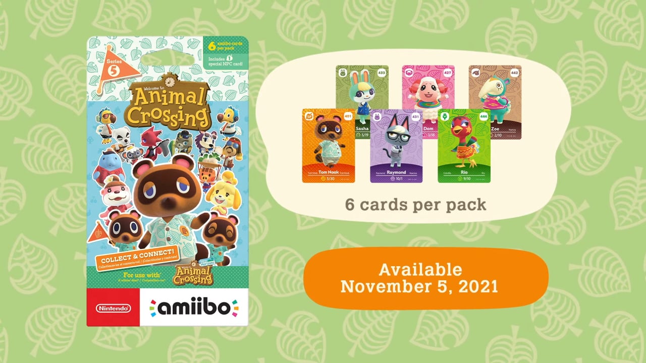 Nintendo Pack De 3 Tarjetas amiibo Animal Crossing HHD + Álbum