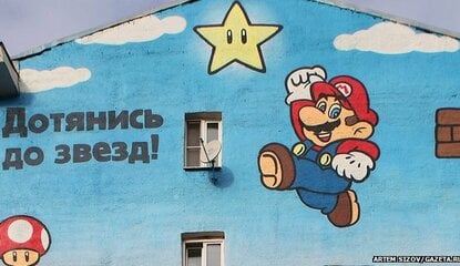 Moscow Mural Replaces Crimea With Super Mario