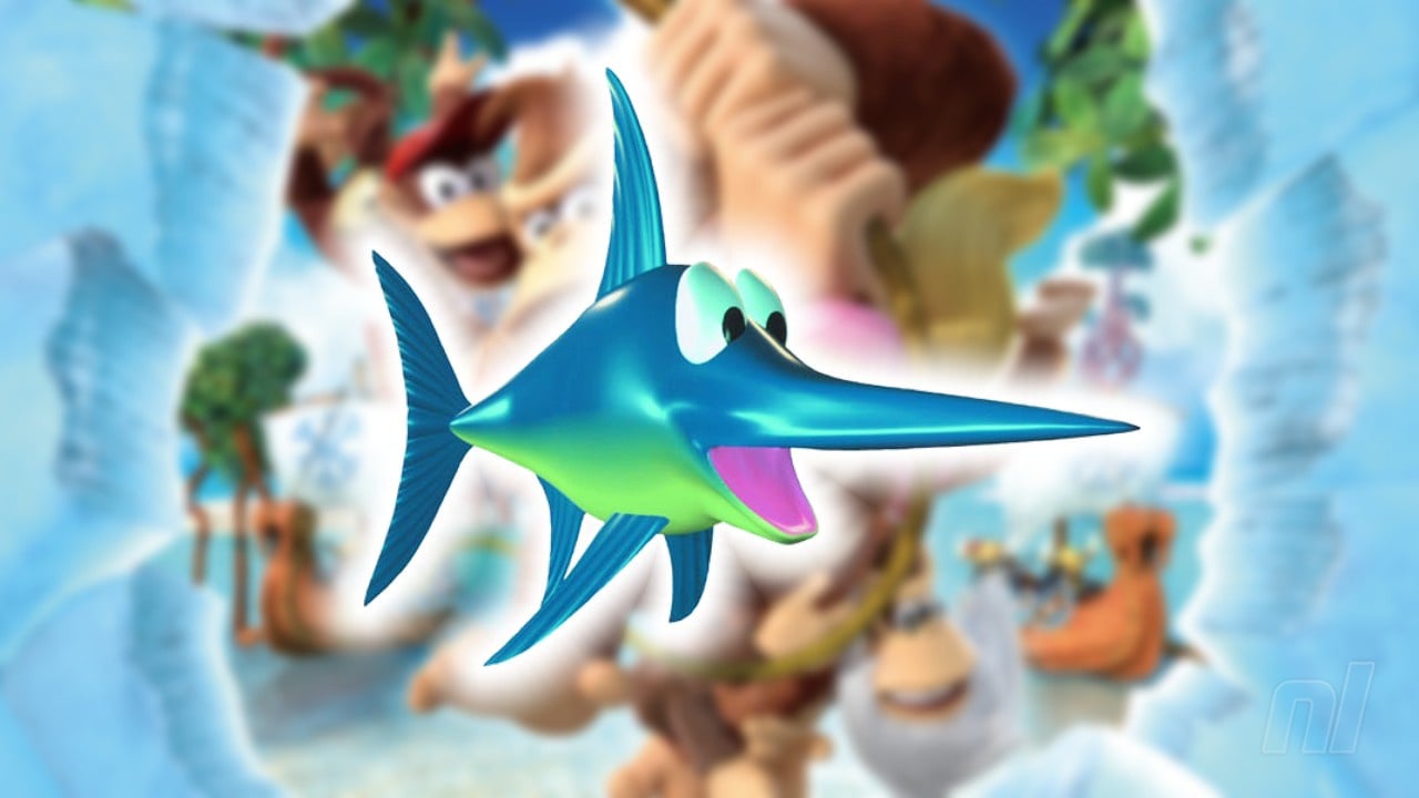 Enguarde The Swordfish Almost Returned In Donkey Kong Country: Tropical Freeze