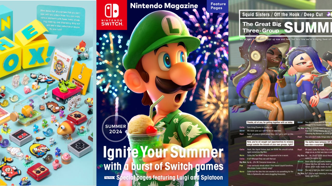 Nintendo Launches Summer 2024 Online Magazine Featuring Luigi and Upcoming Switch Titles