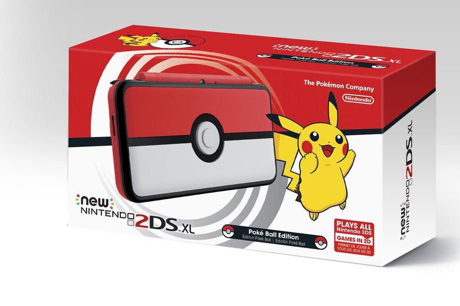 Nintendo Unveils Poké Ball Edition New Nintendo 2DS XL Ahead of Pokémon Ultra Sun and Ultra Moon Release