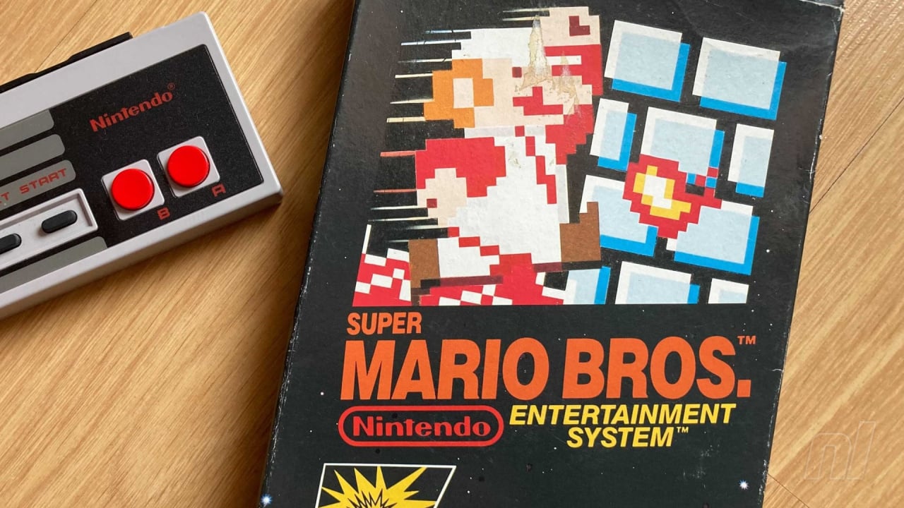 Nintendo Nes Super Mario Bros Box 