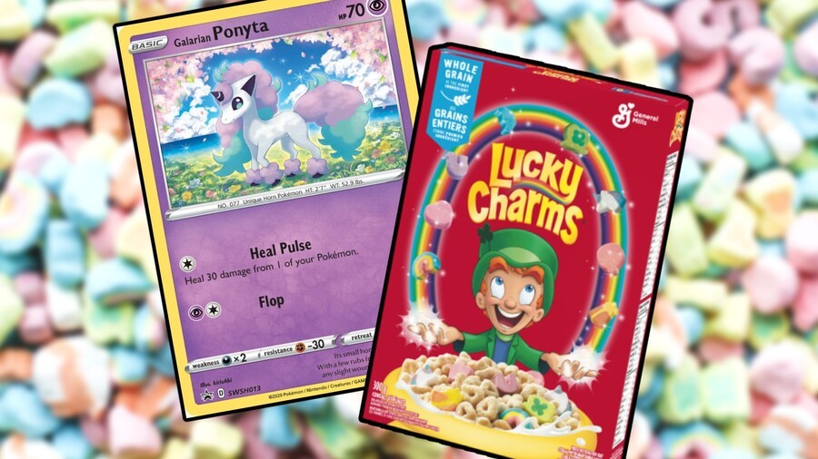 Galarian Ponyta General Mills Promo