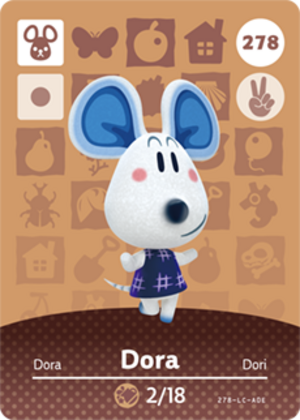 Dora amiibo card