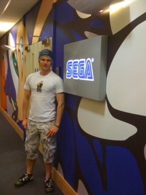 It's me, at Sega!