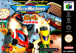 Micro Machines 64 Turbo Cover
