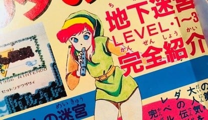 Artwork In Retro Japanese Magazine Depicts Link As A Female