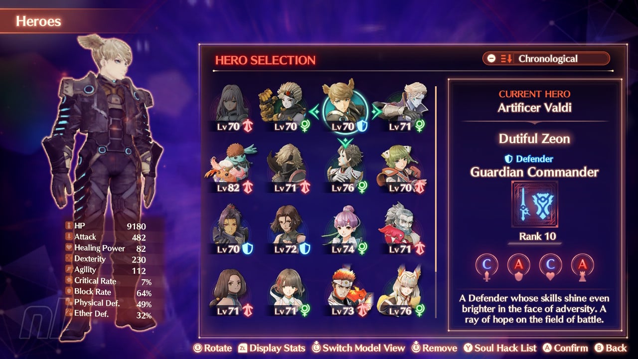 Xenoblade Chronicles 3 Hero and Class Guide