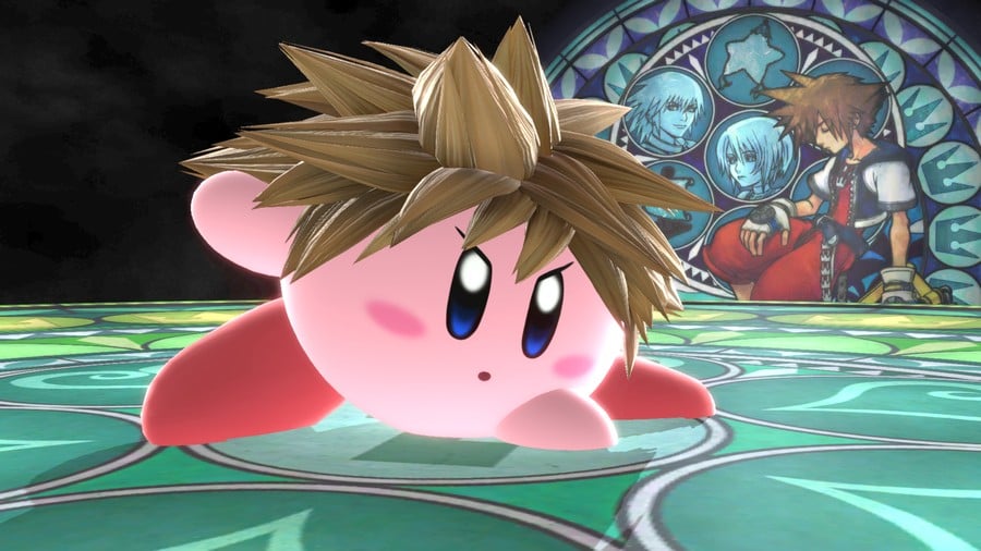 Kirby dans le rôle de Sora