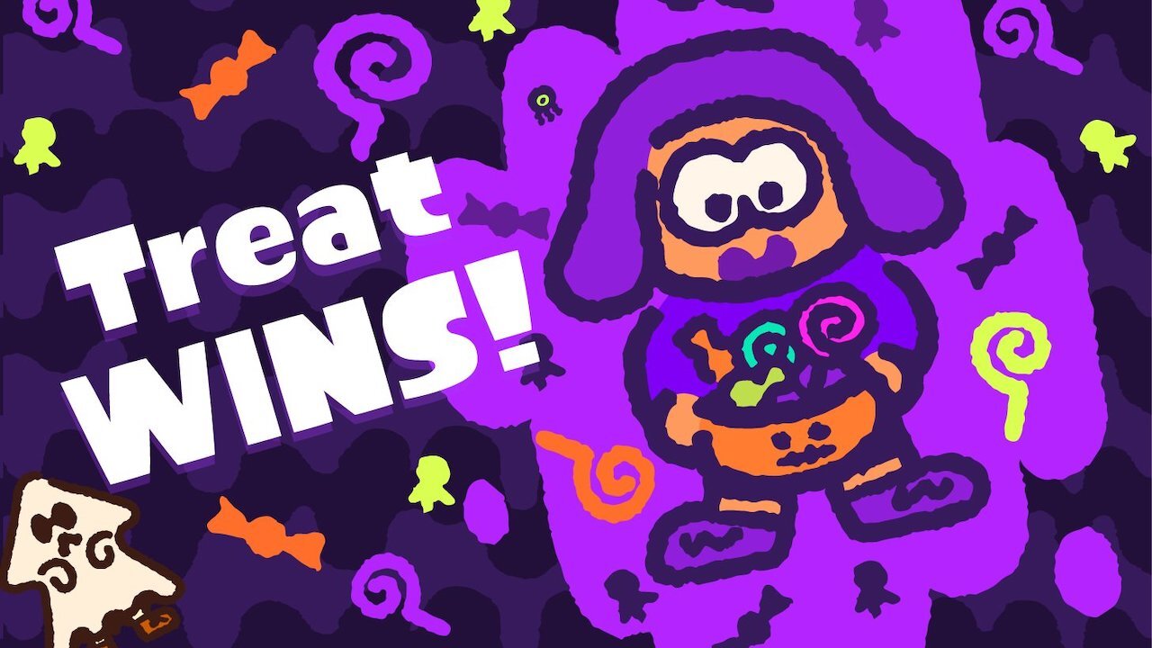 Splatoon 2的全球萬聖節Splatfest看到團隊Treat Teart將勝利從包中取出