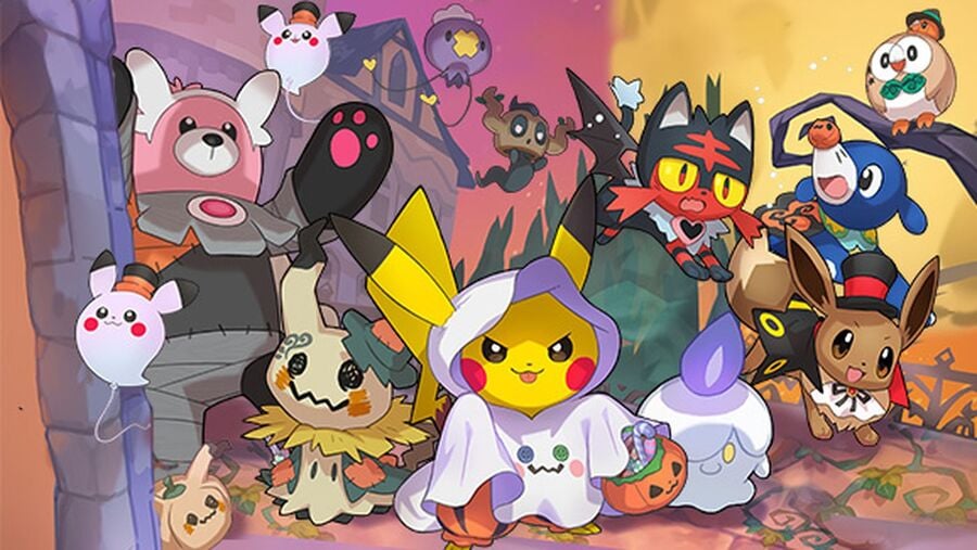My Halloween-themed Eeveelutions for this year : r/pokemon