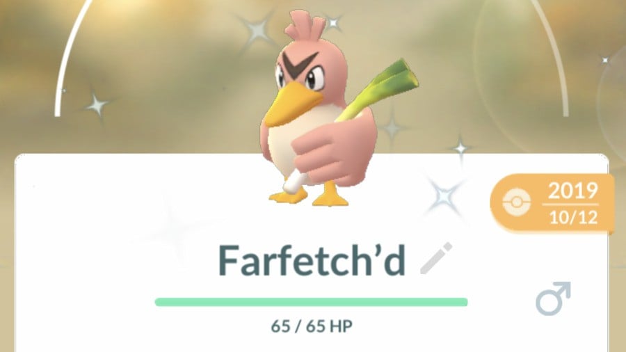Pokémon Go Shiny Farfetch'd High cp!~ ~ Reliable service~Unregistered OK~~