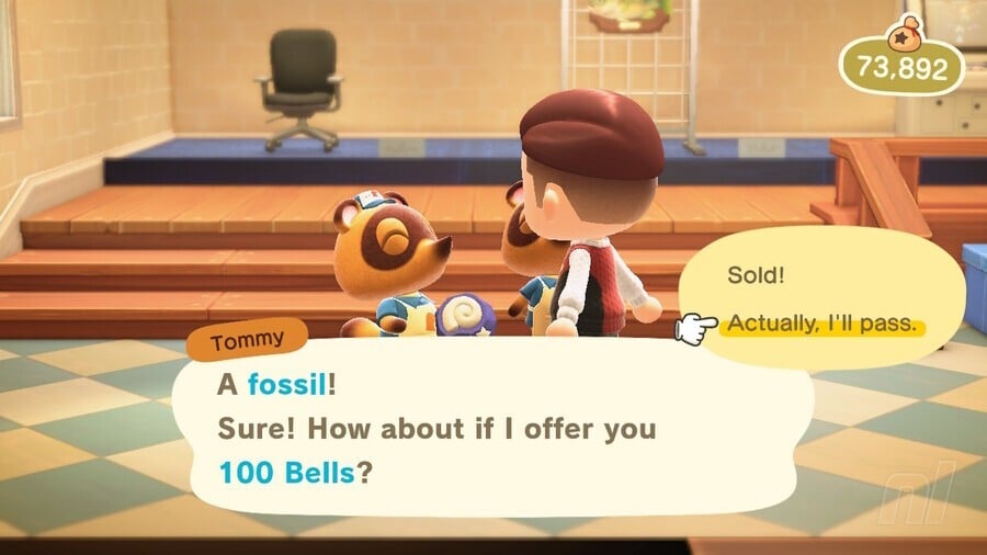 Unassessed Fossil Animal Crossing New Horizons