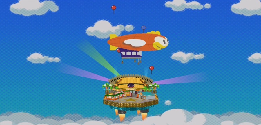 Travelling to Glitzville via blimp