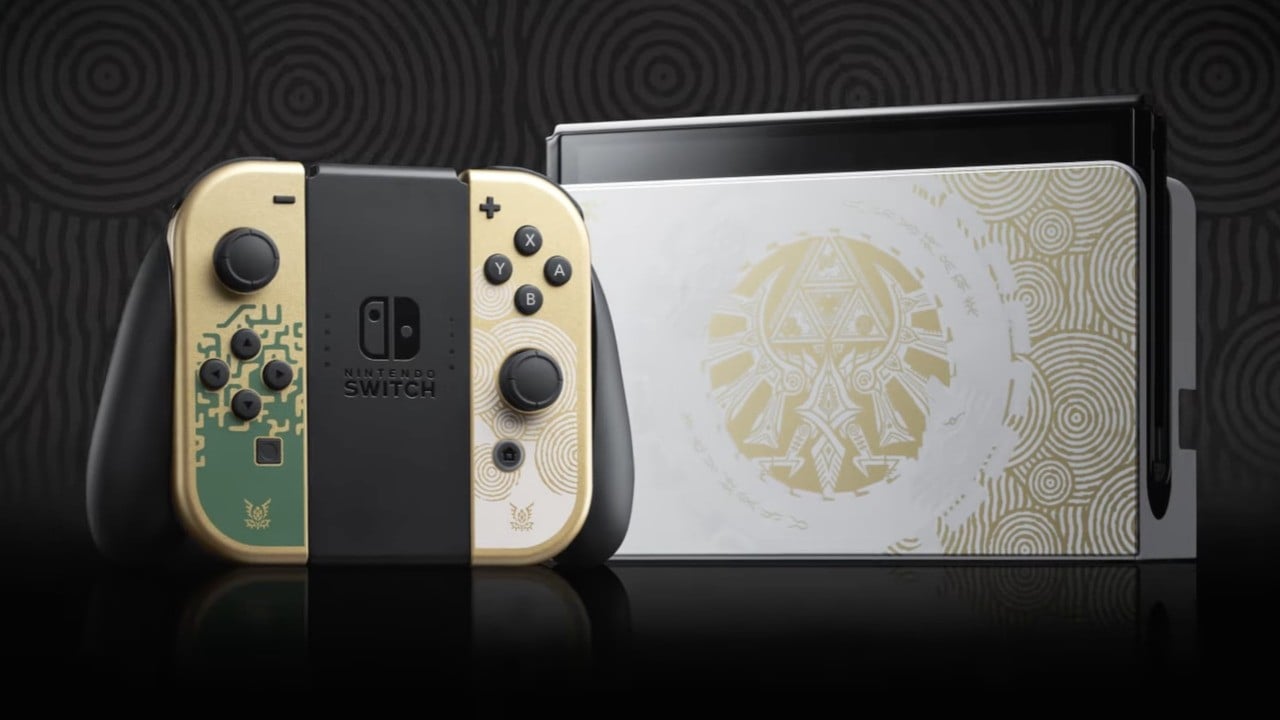 Nintendo Switch OLED Zelda Edition on sale during Prime Day