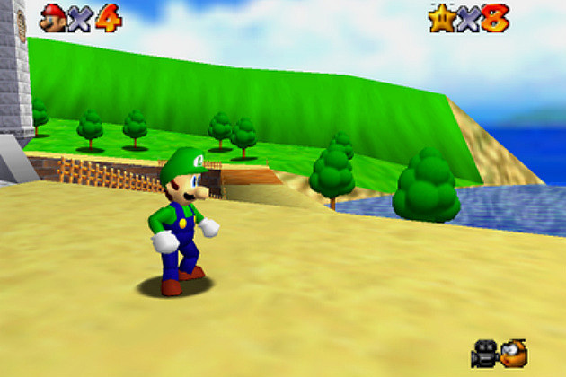 Luigi mario clearance 64