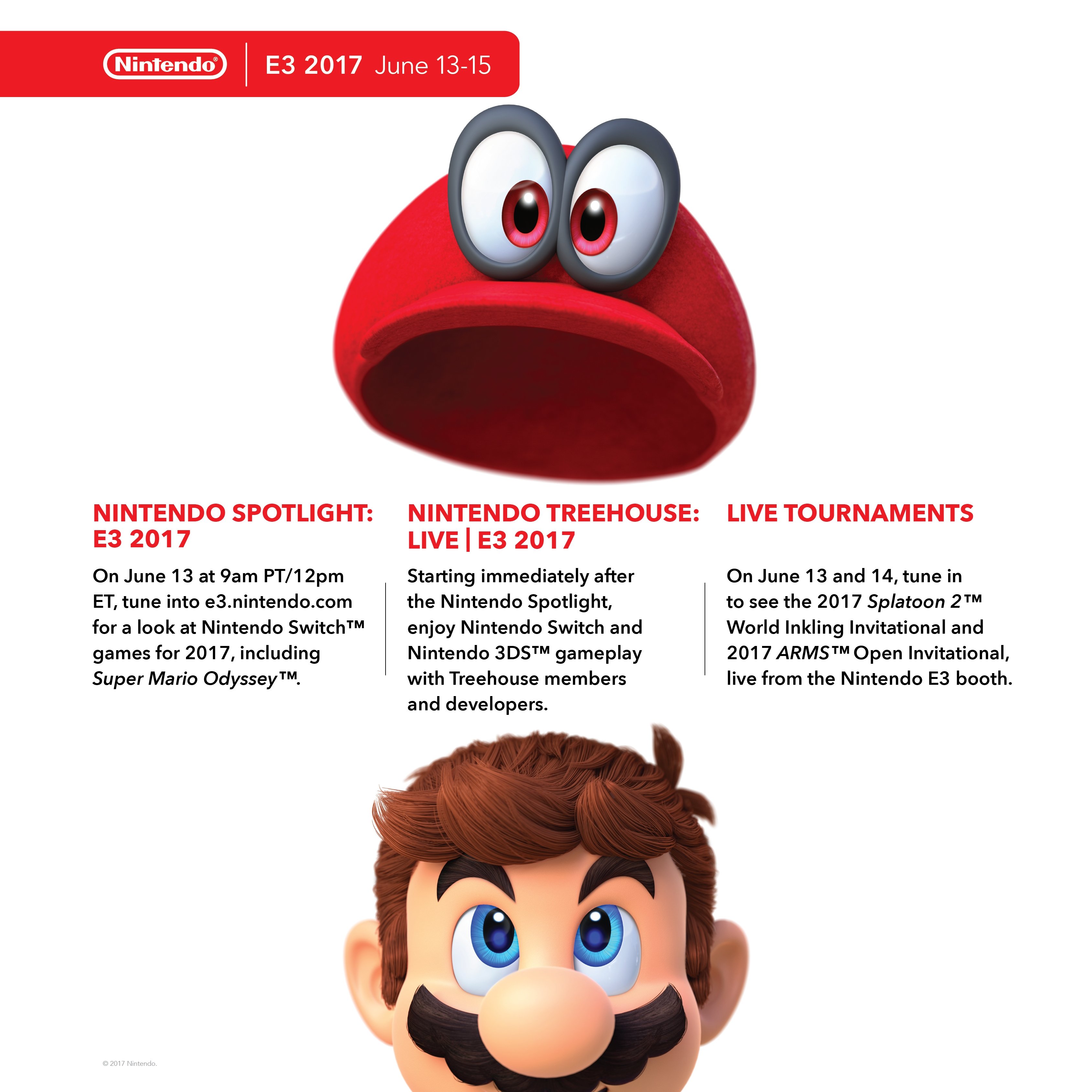 E3 2017: Super Mario Odyssey and Splatoon 2