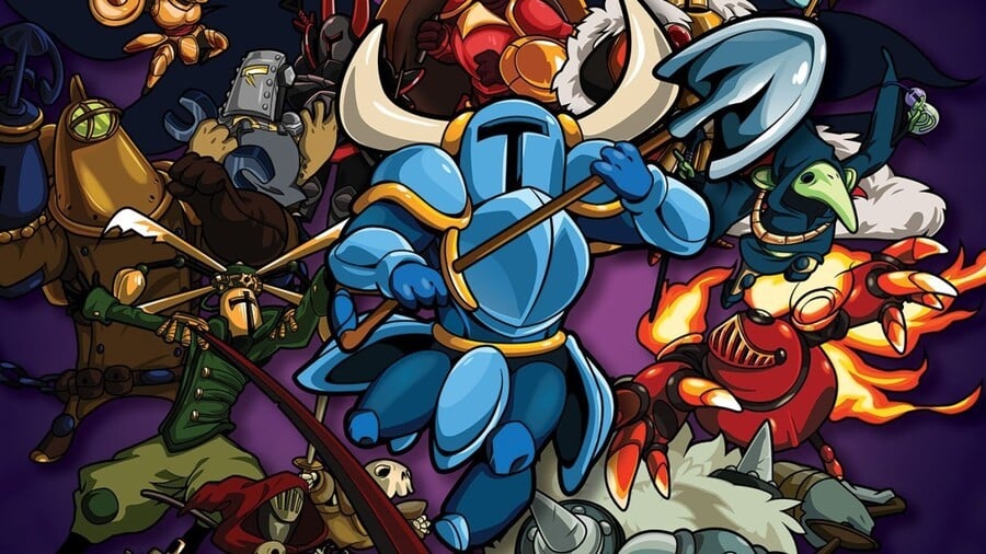 Which of these games does Shovel Knight NOT appear in?