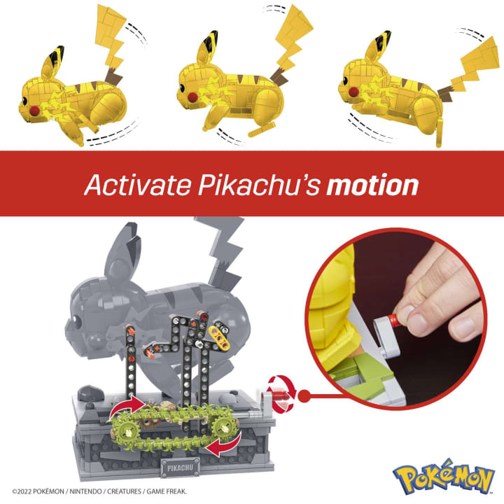 DIY LEGO Pokéball and catching a Pikachu 
