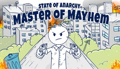 Crazy Doodle-Art Shooter State Of Anarchy: Master Of Mayhem Is Headed To Switch