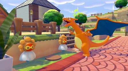 Pokémon Pokopia Charizard Sunny Day