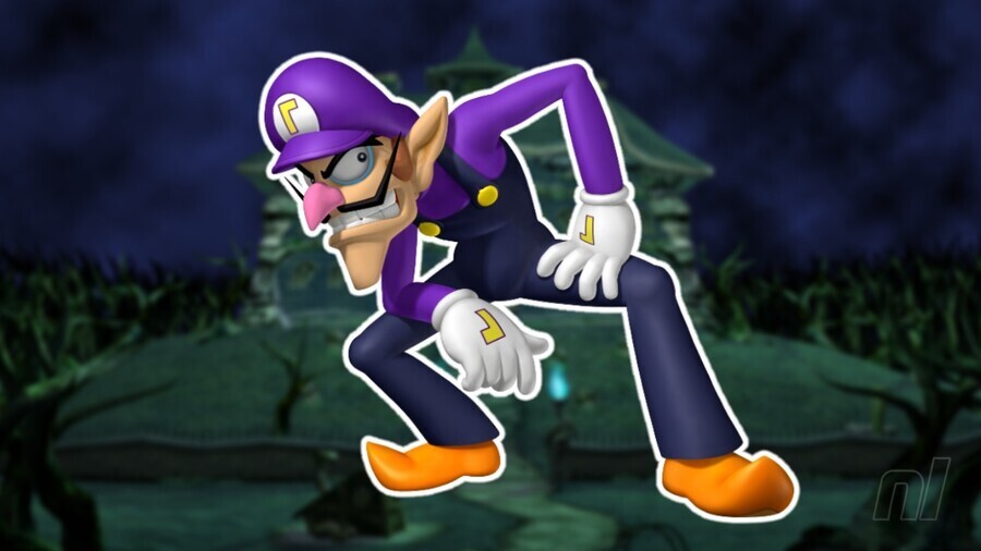 Waluigi On Luigi's Mansion