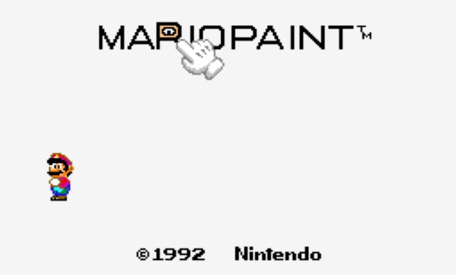 Mario Paint title