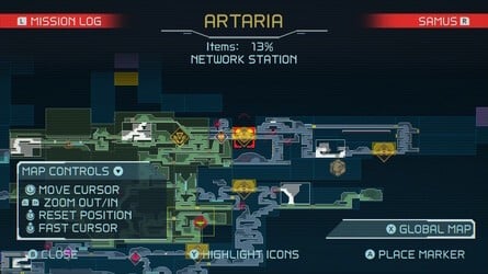 Metroid Dread Artaria Map 7