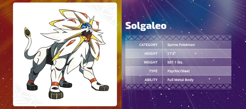 Gallery: Take a Closer Look at the Pokémon Sun and Moon Legendary