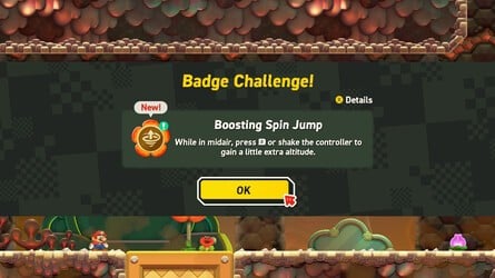 Super Mario Bros. Wonder: World 6 - Badge Challenge - Boosting Spin Jump II 2