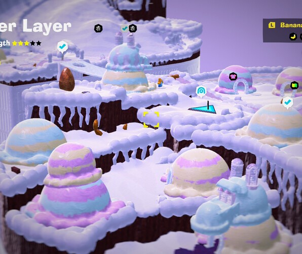 Donkey Kong Bananza Map