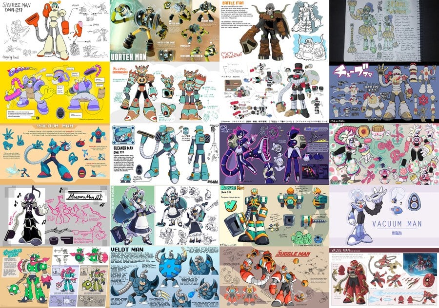 Mega Man Contest Designs