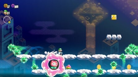 Super Mario Bros. Wonder Walkthrough: World 3 - The Sugarstar Trial - Across The Night Sky 2