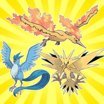 Zapdos or Moltres Kanto Region Legendary Birds for Pokemon Go