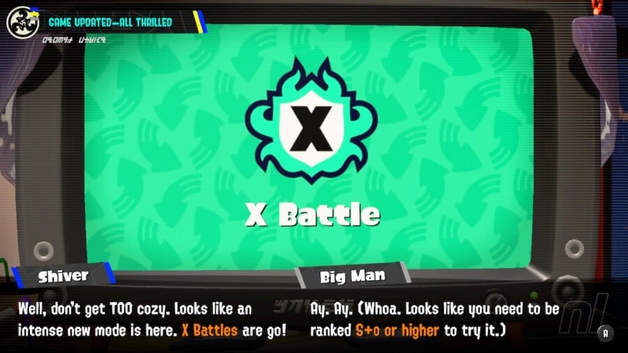 Splatoon 3 X Battles