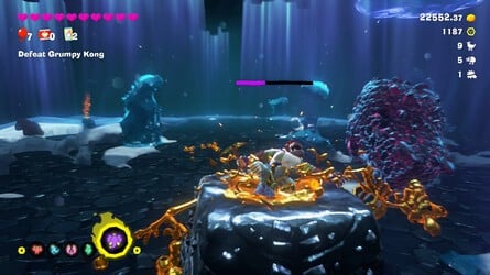 Donkey Kong Bananza Grumpy Kong Radiance Layer Boss