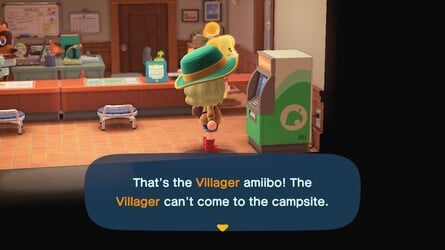 Error when scanning Villager amiibo from Super Smash Bros. at kiosk in Animal Crossing