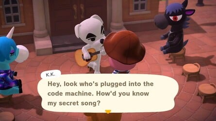 K.K. Slider performing on the island